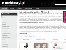 Tablet Screenshot of e-meblostyl.pl